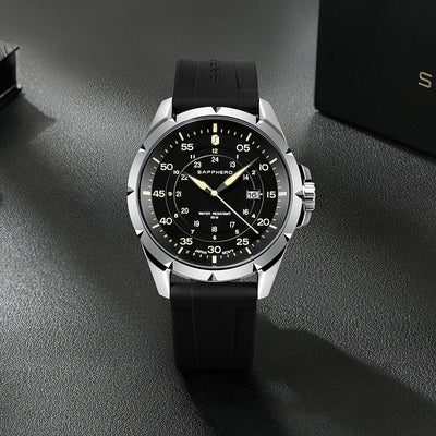 Youth Student Quartz Exam Watch Men's Silicone Waterproof 520 Gift For Boyfriend