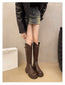 New Versatile Casual Chunky Heel High Boots