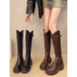 New Versatile Casual Chunky Heel High Boots