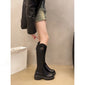 New Versatile Casual Chunky Heel High Boots