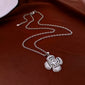 Four-petal Flower Clavicle Chain Fashion Special-interest Jewelry Suit Women
